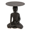 Candlelight Home Tables Buddha Table Black 52.5cm 1PK