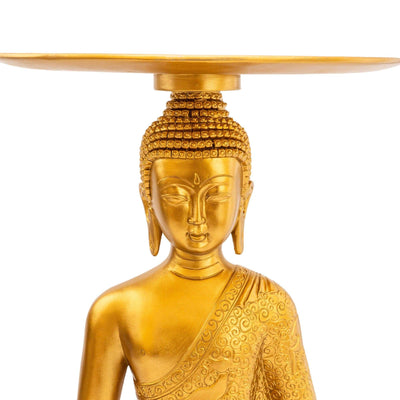 Candlelight Home Tables Buddha Table Gold 52.5cm 1PK