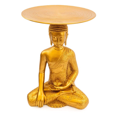 Candlelight Home Tables Buddha Table Gold 52.5cm 1PK