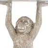 Candlelight Home Tables Monkey Table Silver Effect 52.5cm 1PK