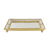 Candlelight Home Tray 30.5CM ORNATE MIRRORED TRAY 1PK
