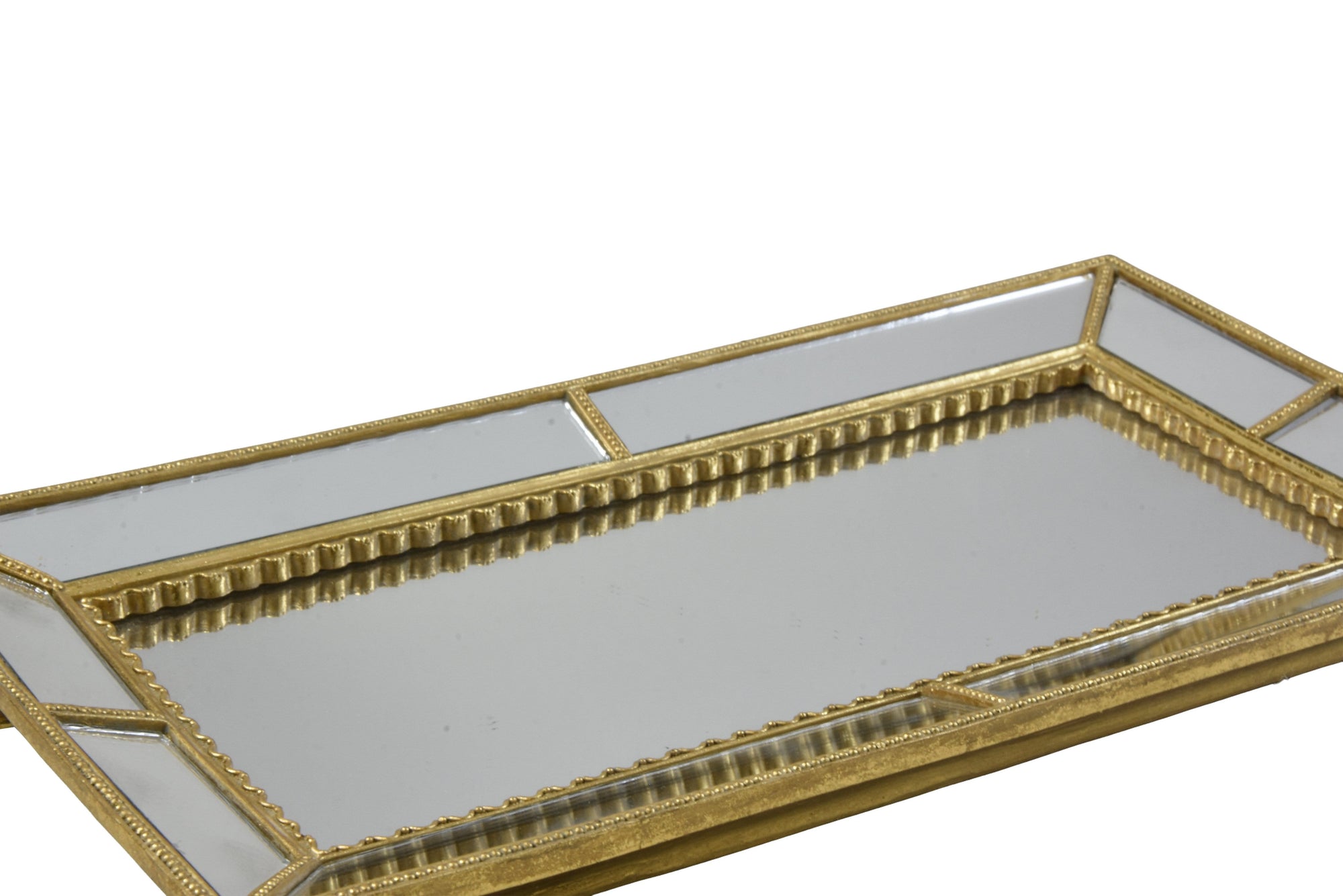 Mirrored tabletop tray sales