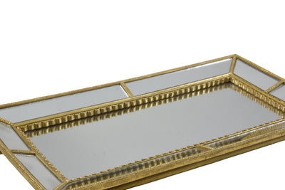 Candlelight Home Tray 30.5CM ORNATE MIRRORED TRAY 1PK