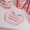 Candlelight Home Trinket Boxes & Dishes Ceramic Hexagon Trinket Dish Good Brows Pink/Gold 14.8cm 8PK