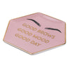 Candlelight Home Trinket Boxes & Dishes Ceramic Hexagon Trinket Dish Good Brows Pink/Gold 14.8cm 8PK