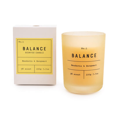 Candlelight Home Wax Pot Candles 'Balance' Mandarin & Bergamot Glass Pot Candle (MO) 1PK