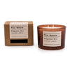 Candlelight Home Wax Pot Candles Wick Glass Wax Filled Pot Candle ' Wild Meadow' - Amber Lily Scent (MO) 1PK
