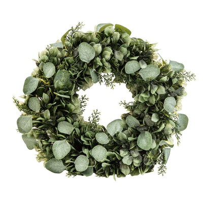 Candlelight Home Wreaths & Garlands Eucalyptus & Foliage Green Wreath (MO) 1PK